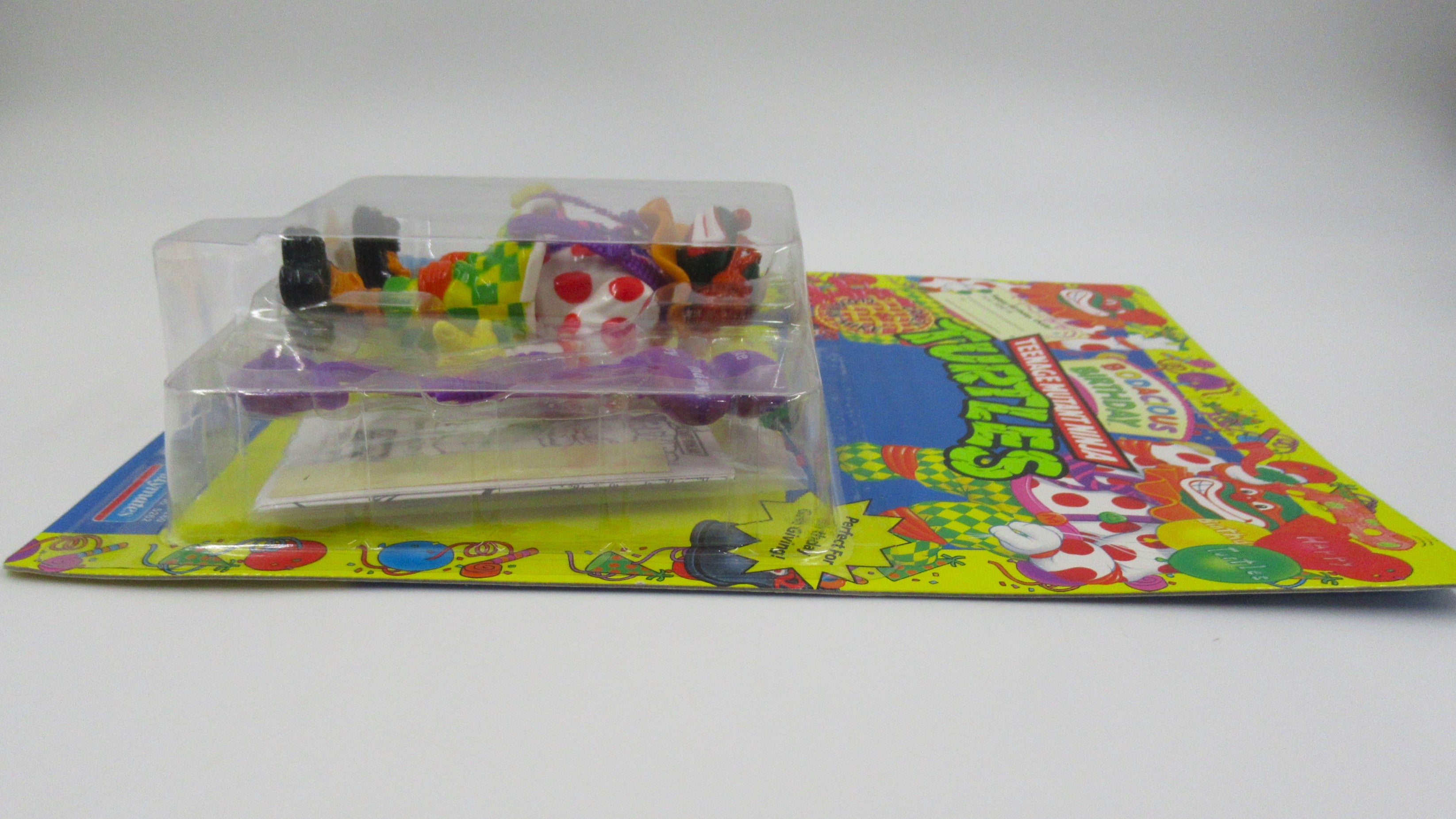 Teenage Mutant Ninja Turtles Crazy Clowin' Mike Bodacious Birthday 4.5" Figure TMNTs - Playmates (1992)